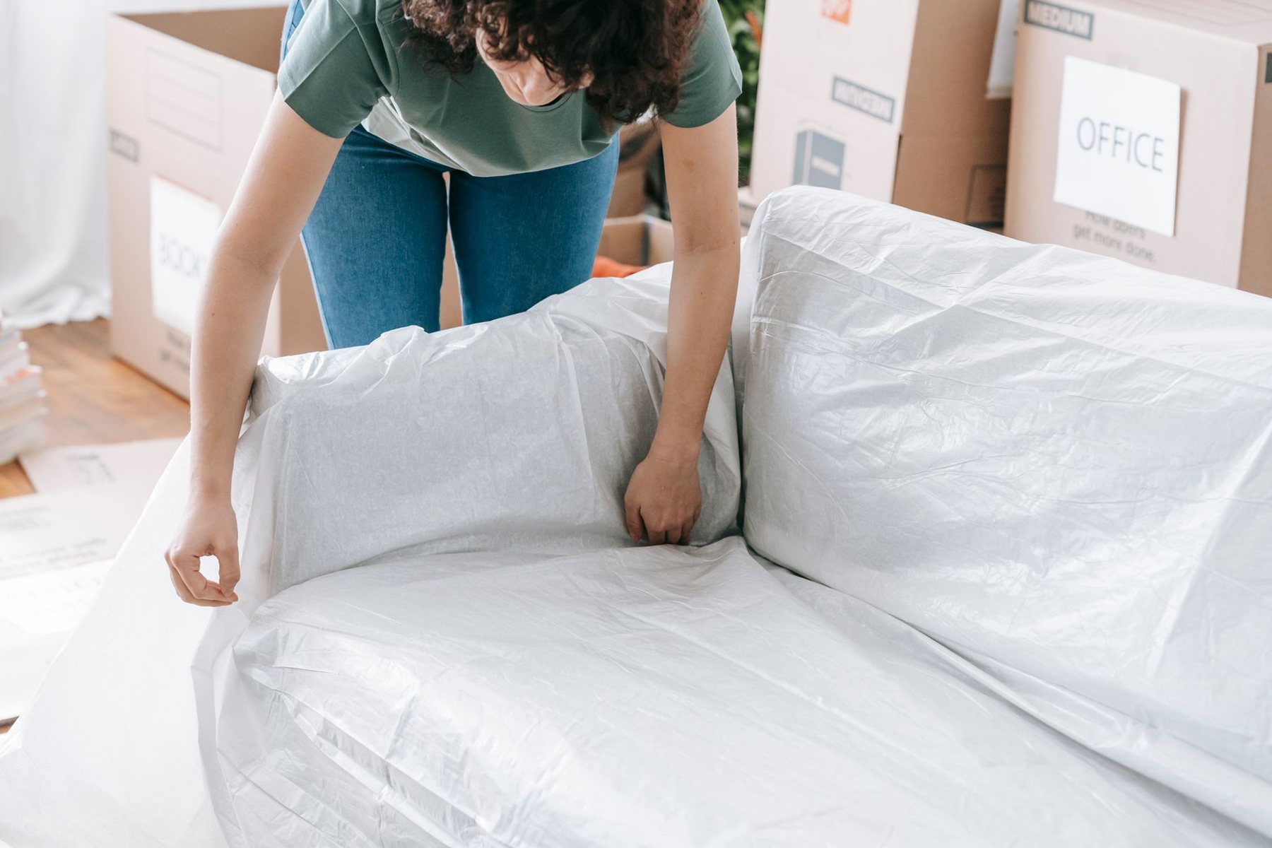 Furniture blanketed & safe in Tempe, AZ